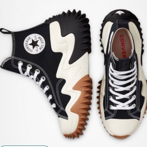 Converse Run Star Motion Hi Platform Sneaker Unisex M5.5/W7 - Picture 2 of 14